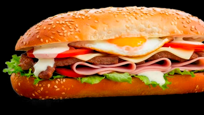 Sandwich de lomito grande